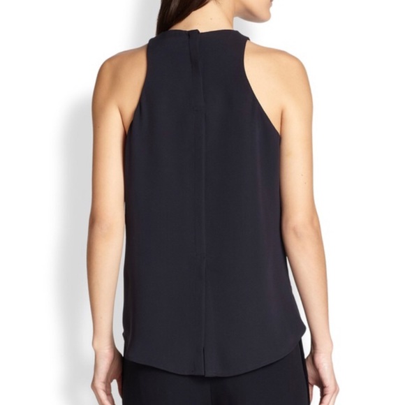 ALC Black Studded Top Sleeveless Size 4 - Picture 3 of 12